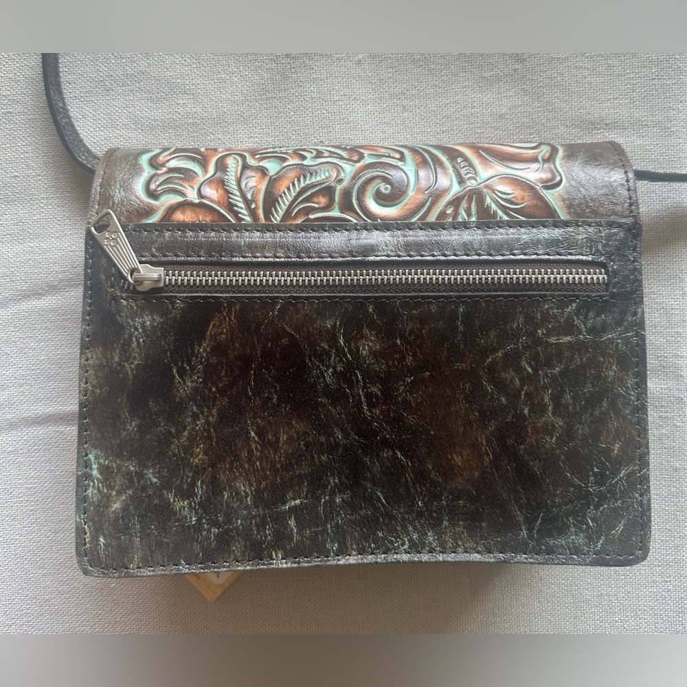 Patricia Nash Locri Tooled Leather Crossbody Purse - Picture 4 of 10